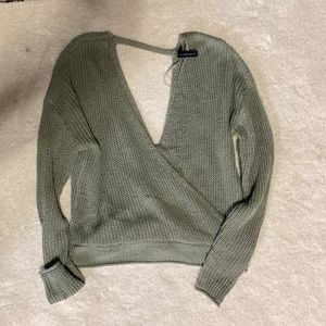 Green sweater